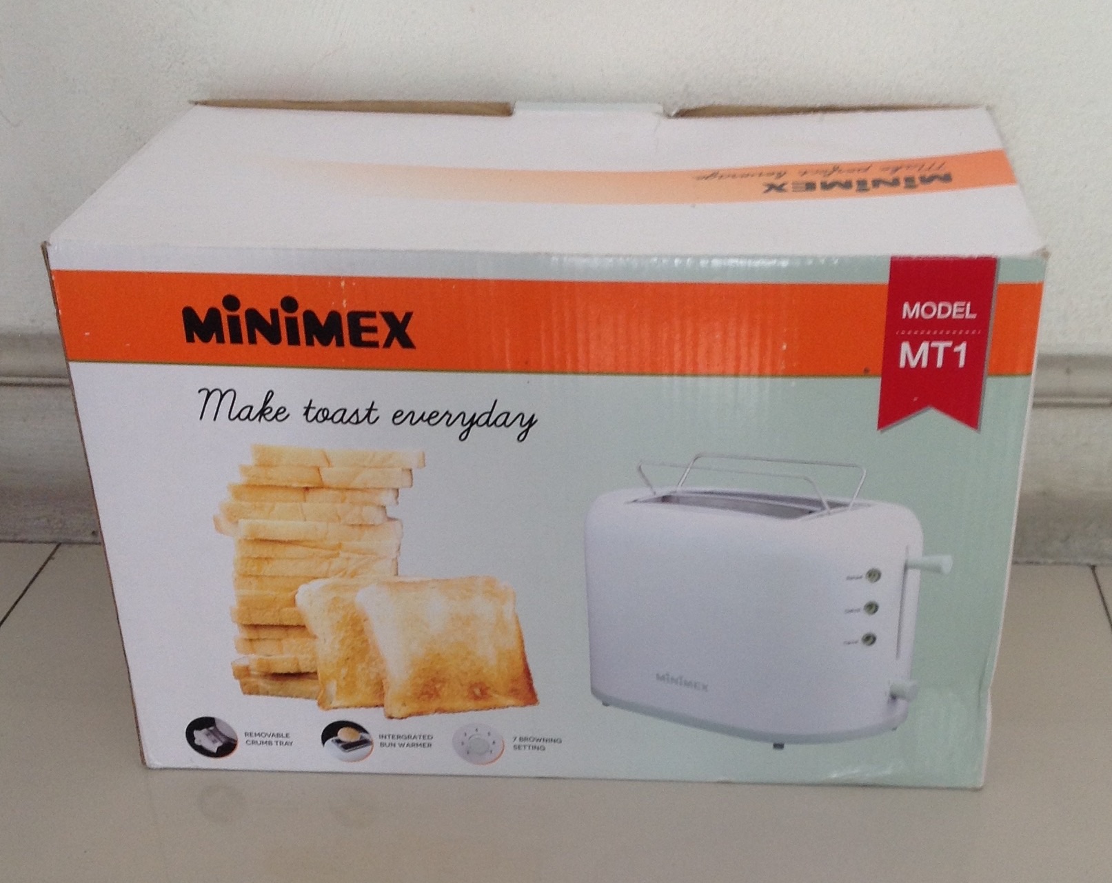 เครื่องปิ้งขนมปัง MINIMEX รุ่น MT 1 ของใหม่แกะกล่อง รูปที่ 1
