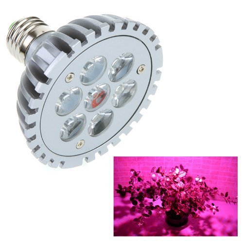 LED GROW LIGHT หลอดไฟปลูกต้นไม้ PAR30 E27 7W รูปที่ 1