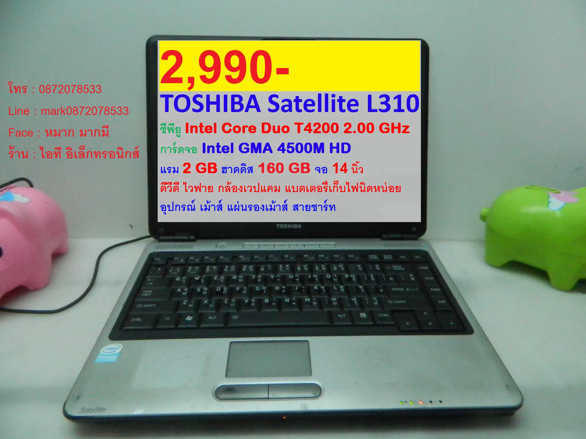 TOSHIBA Satellite L310 รูปที่ 1
