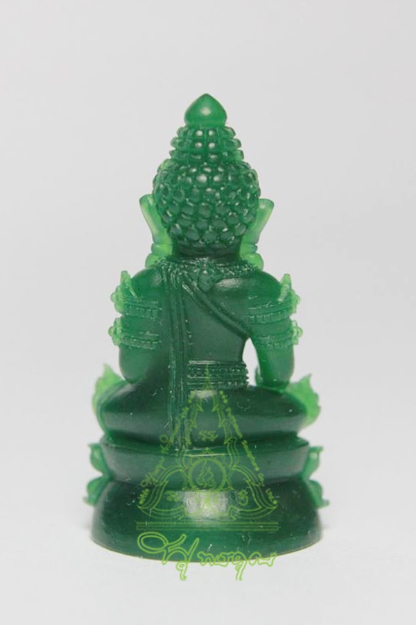 พระกริ่งทรงเครื่องน้อย สูง 4 ซม. เนื้อทองเหลือง-สำริด-ขัดเงา - 180.- โรงหล่อ 54 พุทธคุณ รูปที่ 5