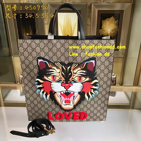 New Gucci Shopping Bag หน้าเสือ รุ่นมาใหม่ ชน Shop สวยมากค่ะ (เกรด Hi-end)   รูปที่ 1