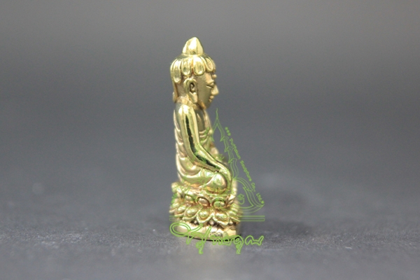 พระบัวเข็ม สูง 2.9 ซม. ขัดเงา 100.- โรงหล่อ 54 พุทธคุณ รูปที่ 4
