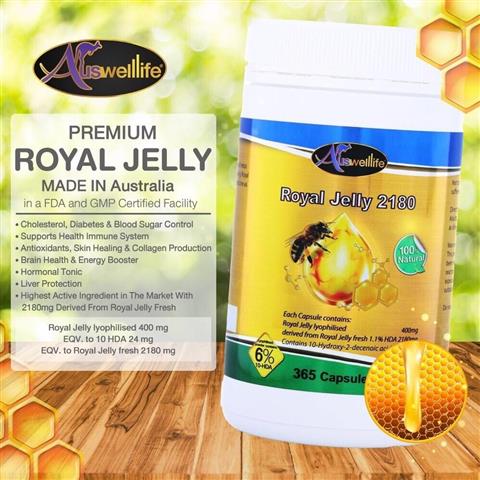 อาหารเสริมนมผี้ง Auswelllife Royal Jelly นำเข้าจากออสเตรเลีย รูปที่ 1