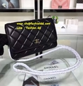 ุรุ่นขายดี พร้อมส่ง กระเป๋า Chanel WOC Wallet Lambskin Gold Hardware หนังแท้ทั้งใบ (เกรด Hi-End)   -- กระเป๋าชาแนล Chanel WOC 