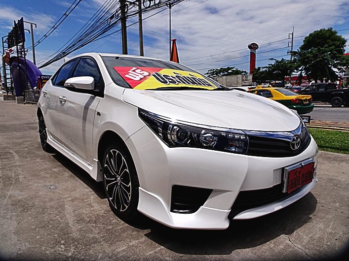 รหัสAB413 TOYOTA ALTIS 1.8 S ESPORT ATปี 2014 ราคาเพียง 639,000 เท่านั้น ออกรถ  9,000 บาท ผ่อน  12,000 / เดือน  ฟรีดาวน์ ฟรีประกันภัย  ต่างจังหวัด ซื้อได้ ติดเครดิต ซื้อได้  ใหม่มากใช้น้อย ไมล์ 30,000 เท่านั้น เจ้าของเดียวดูแลดี รุ่นท็อป ชุดแต่งแท้ออกห้าง ออฟชั่นครบครัน ไม่มีเคยเชียวชน เอกสารครบพร้อมโอน ดูรถกทม.ถนน กาญจนาภิเษก ฝั่งเดียวกับเดอะมอลล์บางแค สนใจติดต่อและทดลองขับ 081-9859973 พล  ld line : kam01092512 รูปที่ 1