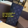 กระเป๋า Louis Vuitton Monogram Eclipse Brazza Wallet (เกรด Top Hi-End) มาใหม่ 