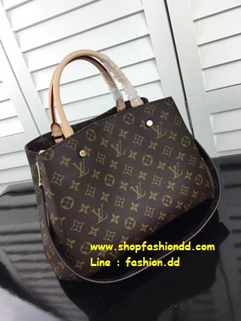 รุ่นยอดฮิต พร้อมส่ง  Louis Vuitton Monogram Canvas Montaigne MM Bag หนังแท้ (เกรด Hi-end) รูปที่ 1