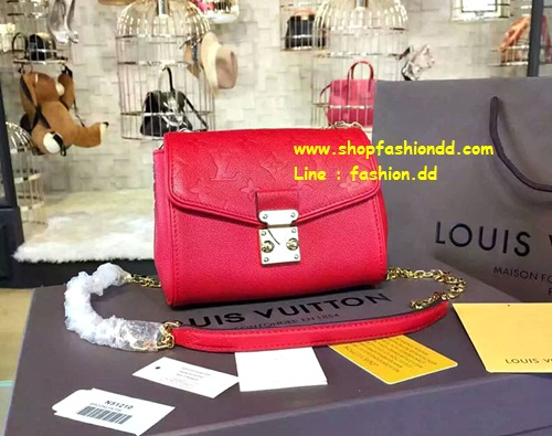 ์New Louis Vuitton Empreinte in Red Bag หนังแท้ทั้งใบ ขนาด (เกรด Hi-end)  -- กระเป๋าสะพายหลุยส์ รุ่นมาใหม่ รูปที่ 1