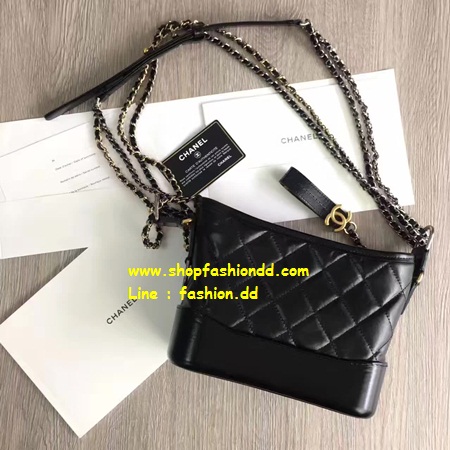 พร้อมส่ง กระเป๋า Chanel Gabrielle Small Hobo in Black Bag ขนาด 8 นิ้ว หนังแท้ (เกรด Hi-end)  รูปที่ 1