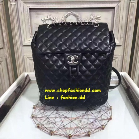 กระเป๋า CHANEL BACKPACK ฺLambskin in Black Bag ขนาด 10 นิ้ว (เกรด Hi-End)    รูปที่ 1