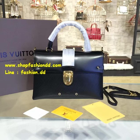 New Louis Vuitton Monogram Canvas One Handle in Black  Flap Bag  (เกรด Hi-End)  หนังแท้ทั้งใบ รุ่นใหม่ รูปที่ 1