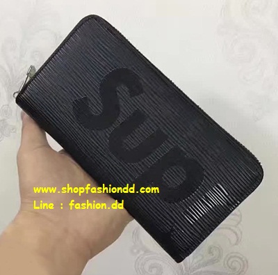 New Louis Vuitton 2017 Collection in Black Zippy Wallet (เกรด Hi-End) หนังแท้ รูปที่ 1