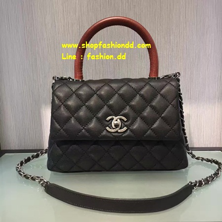 กระเป๋า Chanel Coco Mini in Black Carvier Bag ขนาด 9.5 นิ้ว  (เกรด Top Hi-End)  รูปที่ 1