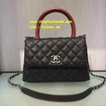 กระเป๋า Chanel Coco Mini in Black Carvier Bag ขนาด 9.5 นิ้ว  (เกรด Top Hi-End) 