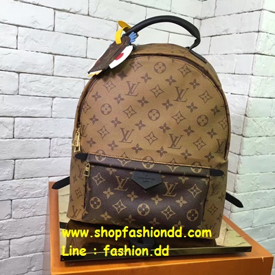 LOUIS VUITTON Monogram Reverse Palm Springs Backpack  ขนาด 12นิ้ว (งานHiend)   แบบสะพายรุ่นใหม่ชน Shop รูปที่ 1