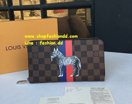 พร้อมส่ง New Zippy Organizer Damir Ebene Men's Zebra Print Wallet (Hi-end) รุ่นใหม่ชน Shop รูปที่ 1