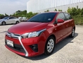 รหัสBT219 Toyota all new yaris  1.2 E ปี2013 สีแดงเงางาม ใช้มา 78,000 km ใช้น้อยมากๆๆๆ รถก็สวย ภายในก็สวย หอมกลิ่นใหม่ป้ายแดง. มือเดียวป้ายแดง รถเดิมๆๆไม่เคยทำสีแม้แต่ชิ้นเดียวรับประกันให้ทั้งคันเลยครับ.  กล้ารับซื้อคืนคืนเต็ม 100%. ราคาโปรเอาแบบคาดกันไม่ถึงเลยว่ารถสวยจะถูกและดี ไม่ได้โม้   จัดให้ราคาโปร 395,000 บาท สนใจอย่าช้าครับโทรเลย 081-9859973 พล ld line : kam01092512