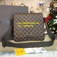 พร้อมส่ง Louis Vuitton Damier Ebend District PM Messenger Bags หนังแท้ (Hi-end)  