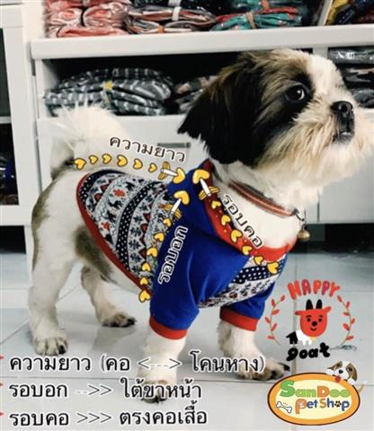ร้านแสนดีเพ็ทช็อป ผู้ผลิตเสื้อสุนัขแมว  ออกแบบและตัดเย็บเอง รับรองคุณภาพ รูปที่ 3