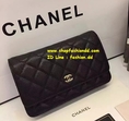 Chanel WOC Wallet Carvier อะไหล่อทง หน้งแท้ (เกรด Hi-end) สวยมากค่ะ
