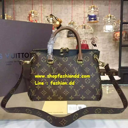 Louis Vuitton Monogram Canvas Pallas ฺBB in Black Bag มาใหม่ หนังแท้ทั้งใบ (เกรด Hi-end)  สีดำ รูปที่ 1