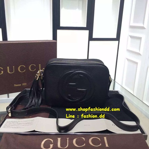 กระเป๋า  Gucci HQ Soho Disco Bag in Black   Original Leather Bag (เกรด Hi-End)  หนังแท้  รูปที่ 1