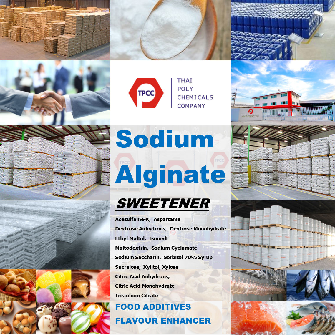 โซเดียมอัลจิเนต, โซเดียมแอลจิเนต, Sodium Alginate, Algin, Alginic sodium salt, CAS 9005-38-3 รูปที่ 1