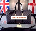 Louis Vuitton Damier Graphite Keepall 45 With Strap Bag (เกรด Hi-End) หนังแท้ทั้ รุ่นขายดี