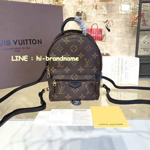 Louiis vuitton Monogram palmsprings backpack mini ขนาด มินิ หนังแท้ (เกรด Hi-end) รูปที่ 1