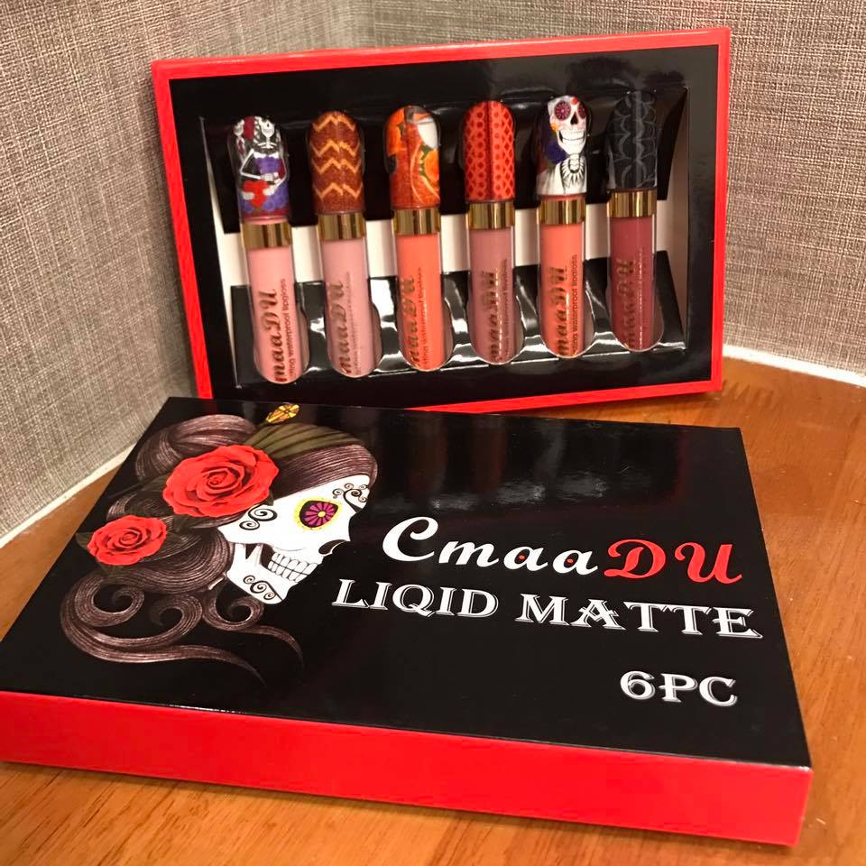 CmaaDuliqid matte (รุ่นกระโหลก)ลิปจุ่มเนื้อเเมทสีสวยมากๆ เซต6แท่ง ปลีก 450฿ ส่ง250฿ #เครื่องสำอางราคาถูก #เครื่องสำอางแบรนด์เนม #ขายส่ง #beautyact #ขายส่งราคาถูก #เครื่องสำอาง #เครื่องสำอางค์ #อายไลเนอร์ในรูปแบบปากกา #ลิปสติก #ลิปเเมท #ลปจิ้มจุ่ม #ขายลิปสติก #lipstick #ขายส่งถูกที่สุด #เครื่องสำอางค์แบรนด์  รูปที่ 1