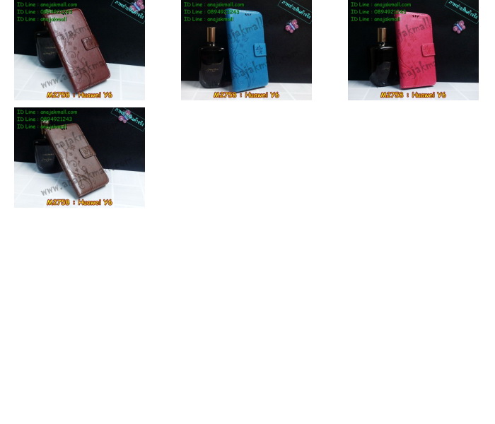 M2758 เคสไดอารี่ Huawei Y6 มีช่องใส่บัตร รูปที่ 7