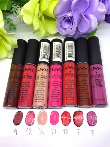 NYX soft matte ลิปครีมเนื้อดีสีสวยกึ่งเเมท ปลีก 120 บาท ส่ง 60 บาท  รูปที่ 1