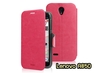 รูปย่อ M535-04 เคสฝาพับ Lenovo A850 สีกุหลาบ รูปที่2