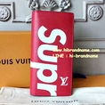 พร้อมส่ง Louis Vuitton X Xupreme Brazza Wallet Epi Leather in Red (Hi-end) สีแดงสวยมากค่ะ