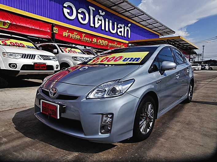 รหัสAB498 TOYOTA PRIUS 1.8 HYBRID ATปี 2011 ราคาเพียง  449,000 เท่านั้น ออกรถ 9,000 บาท ผ่อน 8,xxx / เดือน  ฟรีดาวน์ ฟรีประกันภัย  ต่างจังหวัด ซื้อได้ ติดเครดิต ซื้อได้  รถสวยพร้อมใช้งาน ออฟชั่นครบครัน  AIRBAG/ABS เจ้าของเดียวออกห้าง ดูแลดี ไม่มีเชี่ยวชน Book Service ครบ ไมล์แท้ 92,xxx กิโล เอกสารครบพร้อมโอน ดูรถกทม.ถนน กาญจนาภิเษก ฝั่งเดียวกับเดอะมอลล์บางแค สนใจติดต่อและทดลองขับ 081-9859973 พล ld line : kam01082512 รูปที่ 1