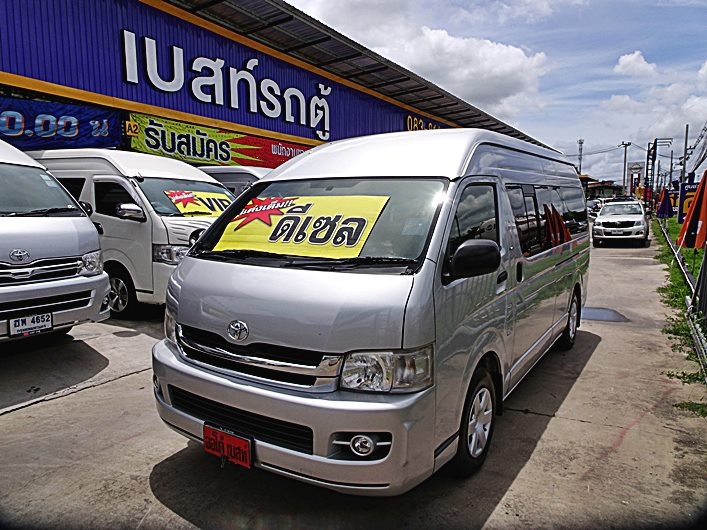 รหัสAB509 TOYOTA COMMUTER 2.5 D4D MTปี 2010 ราคาเพียง 729,000 เท่านั้น ออกรถ  59,000 บาท ผ่อน 14,xxx / เดือน  ดาวน์ 59,000 บาท ฟรีประกันภัย ต่างจังหวัด ซื้อได้ ติดเครดิต ซื้อได้  ตู้ดีเซล เครื่อง 2500 cc  รถสวยพร้อมใช้งาน วิ่งส่วนบุคคลตลอด ไม่เคยรับจ้าง ไมล์ 130,xxx กิโล เอกสารครบพร้อมโอน ดูรถกทม.ถนน กาญจนาภิเษก ฝั่งเดียวกับเดอะมอลล์บางแค สนใจติดต่อและทดลองขับ 081-9859973 พล ld line : kam01092512 รูปที่ 1