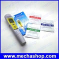 เครื่องวัดคุณภาพน้ำ pH Meter Digital Waterproof Temperature Tester Replaceable Electrode 14.00 pH Range Water Quality Tester