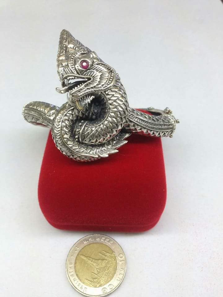 กำไลพญานาค  0629655191 ติดต่อคุณยา ส่งของเก็บเงินปลายทางค่ะ รูปที่ 3