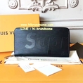 New Louis Vuitton X Supreme Zippy in Black Epi Leather (เกรด Hi-End) หนังแท้