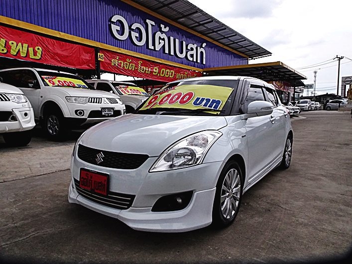 รหัสAB536 SUZUKI SWIFT 1.2 ปี 2012 ราคาเพียง 369,000 บาทเท่านั้น ออกรถ 9,000 บาท ผ่อน 7,xxx / เดือน  ฟรีดาวน์ ฟรีประกันภัย ต่างจังหวัด ซื้อได้ ติดเครดิต ซื้อได้  รุ่นท็อปสุด ปุ่น start ไฟฟ้า พวงมาลัยมัลติฟังชั่น ชุดแต่งรอบคัน ไมล์เพียง 5x,xxx กิโลเท่านั้น เจ้าของเดียวออกห้าง ดูแลดี ไม่มีเชียวชน เอกสารครบพร้อมโอน ดูรถกทม.ถนน กาญจนาภิเษก ฝั่งเดียวกับเดอะมอลล์บางแค สนใจติดต่อและทดลองขับ 081-9859973 พล ld line : kam01092512 รูปที่ 1