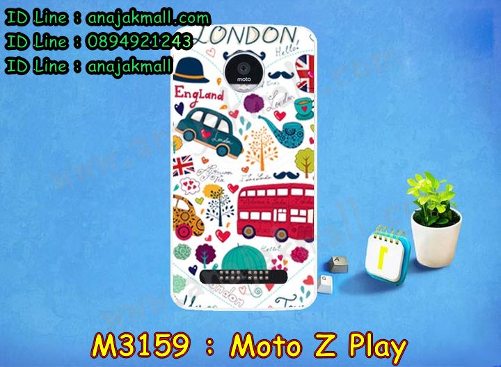 M3159 เคสแข็ง Moto Z Play พิมพ์ลายการ์ตูน รูปที่ 5