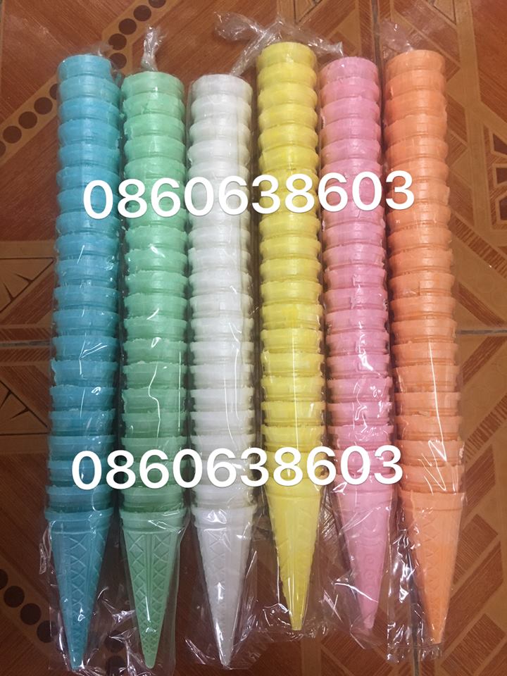 กรวยไอติมสีทำกระทง รูปที่ 2