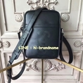 New Louis Vuitton x Supreme Danube PM Epi Leather in Black หนังแท้ (เกรด Hi-end) หนังลายไม้ แบบสะพายข้าง