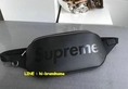 New Louis Vuitton X Supreme Bumbag Epi in Black Bag (เกรด Hi-End) หนังแท้ มาใหม่สีดำ ลายไม้