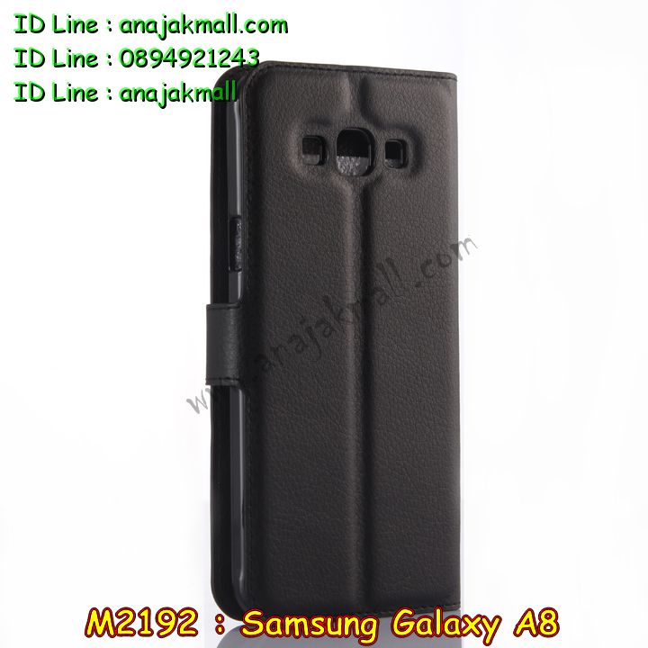 M2192 เคสฝาพับ Samsung Galaxy A8 มีช่องใส่บัตร รูปที่ 3