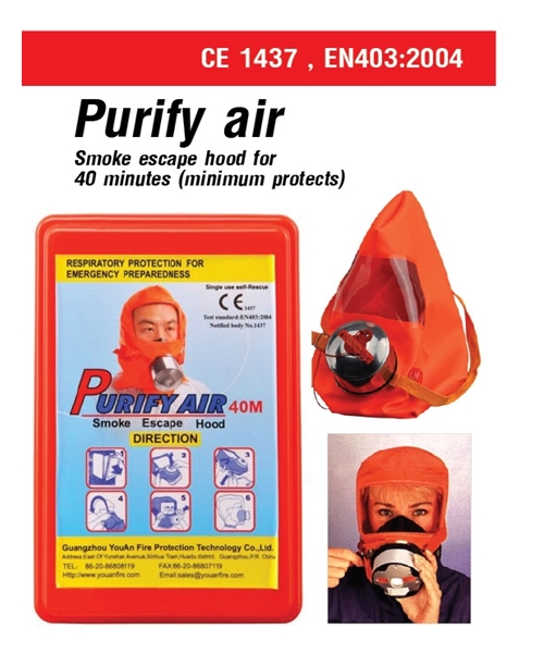 หน้ากากป้องกันสารพิษ รุ่น Best Purify Air รูปที่ 1