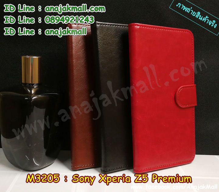M3205 เคสฝาพับไดอารี่ Sony Xperia Z5 Premium มีช่องใส่บัตร รูปที่ 5