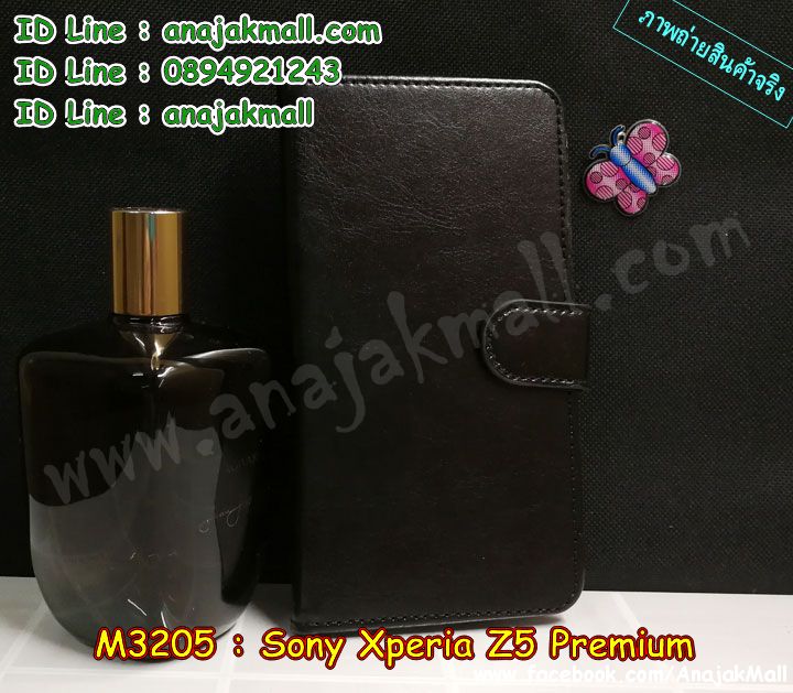 M3205 เคสฝาพับไดอารี่ Sony Xperia Z5 Premium มีช่องใส่บัตร รูปที่ 3