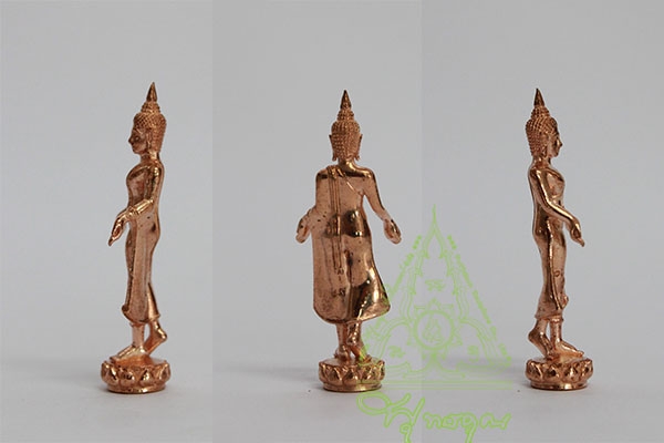 พระเปิดโลกจีวรเรียบ ขนาด 4.5 - โรงหล่อ ๕๔ พุทธคุณ บริษัท พุทธคุณ ประติมากรรม จำกัด รูปที่ 3