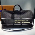 New Louis Vuitton Monogram Canvas Keepall 50 With Strap Bag (เกรด Top Hi-End) หนังแท้  รุ่นมาใหม่